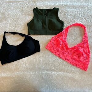Bundle of 3 Aerie Bra’s size large